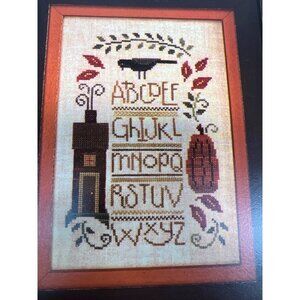 Bent Creek Blackbird Sampler Cross Stitch Pattern Primitive Design Needlework